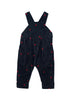 Zaloo Scattered Heart Black Romper.