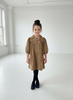Zaloo Washed Cord Coffee Dress.