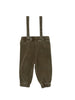 Zaloo Washed Cord Coffee Romper.