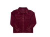 Zaloo Washed Cord Boy's Brick Shirt.