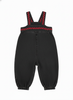 Zaloo Enbroidered Vine Charcoal Romper.