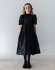 Petite Amalie Elsie Midi Black Dress