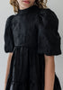 Petite Amalie Elsie Midi Black Dress