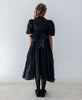 Petite Amalie Elsie Midi Black Dress