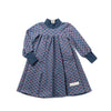 Birnham on the Sea Swing with Back Zipper Apple Print Dress.