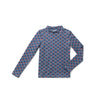 Birnham on the Sea  Apple Print Mockneck.