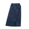 Birnham on the Sea Teen Midi Tab Navy Corduroy Skirt.