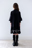 Petitte Amalie Embroidered Cord Balck/Cream Dress.