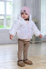 Denali Outerwear Teddy Cream/Leopard Bomber