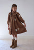 Petitte Amalie Scattered Applique Cord Caramel Dress.