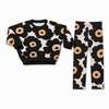 Birnham on the Sea Girl Cropped Poppy Print Sweatshirt.