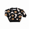 Birnham on the Sea Girl Cropped Poppy Print Sweatshirt.