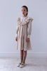 Petitte Amalie Criss Cross Cord Winter Snow Dress.