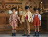 Camille Kids Estella Suede + Leather Black Shoes