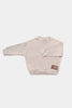Booso Panel Waffle Light Beige Sweatshirt