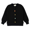 Mini Nod Black Scattered Button Sweatshirt