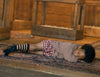 Camille Kids Emily Leather Black Fringes Booties