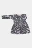 Booso Bevel Print Green Dress.