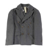 Nupkeet Boys Double Breasted Gray Burgnich Blazer with Flapped Pockets