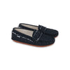 Camille Kids Stella Black Denim Shoes