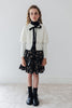 Petite Amalie Shawl Cream/Black Cardigan