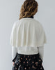 Petite Amalie Shawl Cream/Black Cardigan