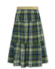 AO76 Nikki Check Thyme Skirt