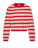 AO76 Choc c-neck Rasberry Sweater