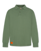 AO76 Alfie Earth Green Logo Polo