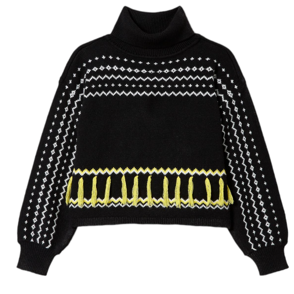 Twinset Fringe Sweater