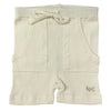 Kipp Hayden Ribbed Knit  White Short