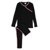 Noggi Bamboo Braided Trim Wrap Girls Pajamas FINAL SALE