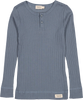 Marmar Copenhagen Longsleeve Stormy Blue Henley Top