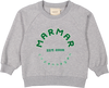 Marmar Copenhagen Theos Green Logo Sweatshirt