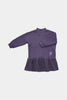 Booso Warm Teddy Plum Dress.