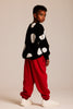 Minikid Black & White Dots Sweatshirt