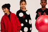 Minikid Black & White Dots Dress