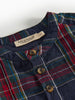 Marmar Totoro Pilot Navy Check Shirt