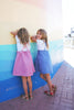 Calla Lili Girl Nautical Blue Denim Jumper