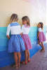 Calla Lili Girl Nautical Blue Denim Skirt