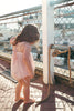 Calla Lili Baby Girl Linen Pink Romper *COMING SOON*