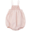 Calla Lili Baby Girl Linen Pink Romper *COMING SOON*