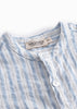 Marmar Totoro Short Sleeve Surf Blue Stripe Shirt
