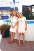 Calla Lili Girl Pinafore Golf White Dress