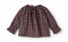 MarMar Tonala Chocolate Check Blouse.