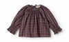 MarMar Tonala Chocolate Check Blouse.