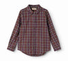 MarMar Tommy Chocolate Check Polo Long Sleeve.