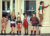 Camille Kids Stella Leather Burgundy Shoes