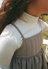Calla Lili Mock Neck Knit Cream Tshirt preorder ships in 2 weeks