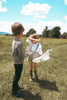 Calla Lili Boy Knit Round Neck Taupe Sweater